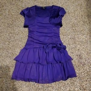 Purple kids dress